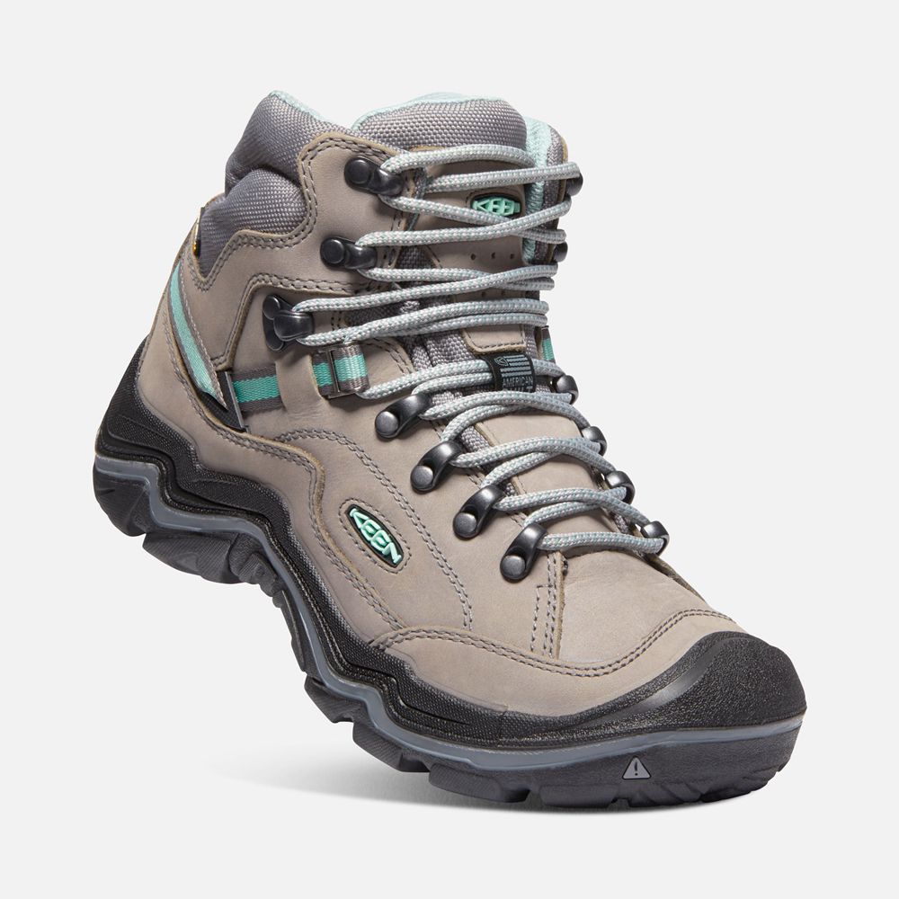 Keen Outdoor Bot Kadın Gri - Durand Ii Waterproof - Türkiye MHXU67928